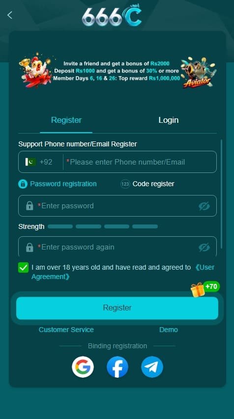 666C Game Login Screen – Secure Account Access