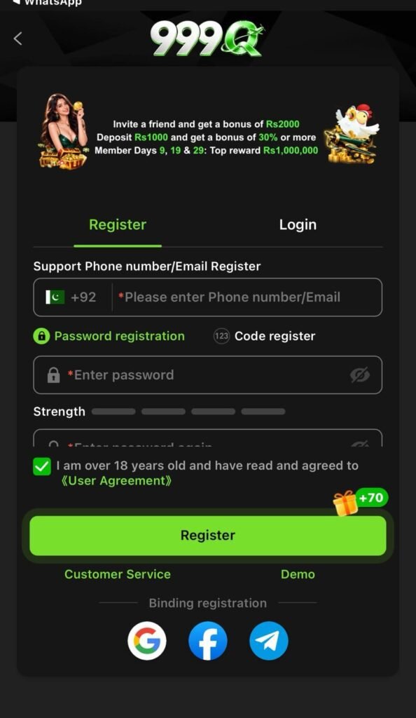 999Q Game Login – Secure Player Account Sign In