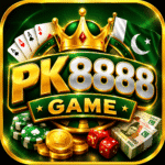 PK8888 Game APK logo featuring the official game name with an attractive design and vibrant colors.